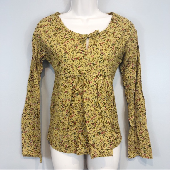 Floral Babydoll Blouse - Picture 1 of 3